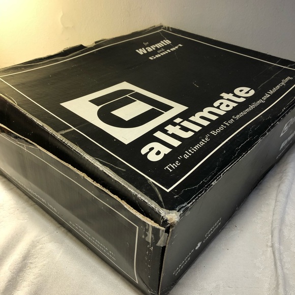 Altimate Leather Motorcycle Snowmobile Boot New York style Leather Size 12 Men’s - Picture 10 of 12